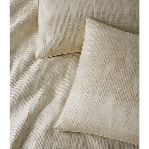 Hotel Collection 3PC King Gilded Stripe Gold KING Duvet Cover Set - Picture 5 of 8